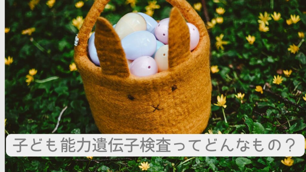 子ども能力遺伝子検査ってどんなもの？
