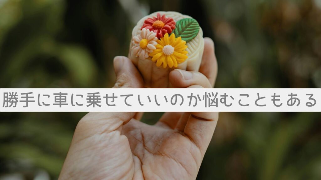 勝手に車に乗せていいのか悩むこともある
